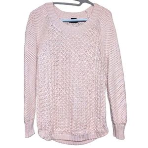 Calvin Klein jeans pink cable knit sweater